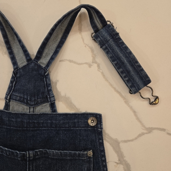 H&M Coachella Collection Slim Stretch Flare Leg Denim Jumsuit Overalls Size 6 - Picture 4 of 13